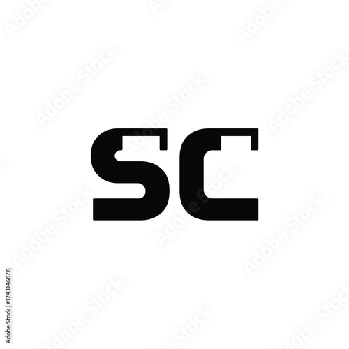 SC monogram logo design letter text name symbol monochrome logotype alphabet character simple logo Free Download SC monogram logo design letter text name symbol monochrome logotype alphabet character simple logo - GFXLoad
