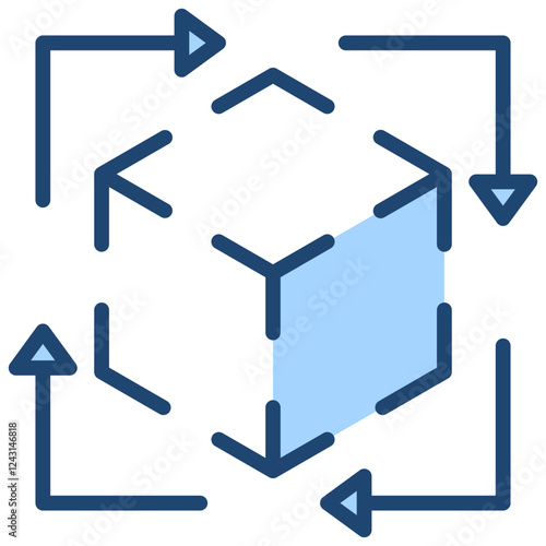 Ar Blue Icon