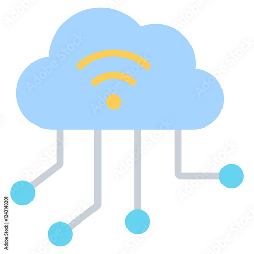 Iot Flat Icon