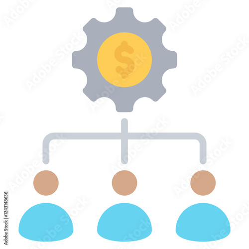 Sharing Economy Flat Icon