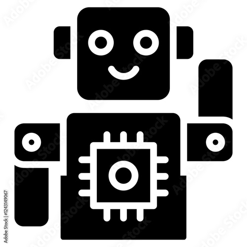 Robotic Glyph Icon