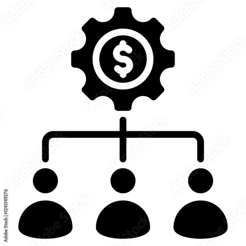 Sharing Economy Glyph Icon