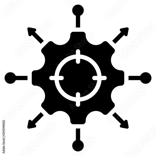 Decentralization Glyph Icon