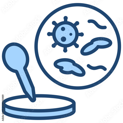 Macrobiology Blue Icon