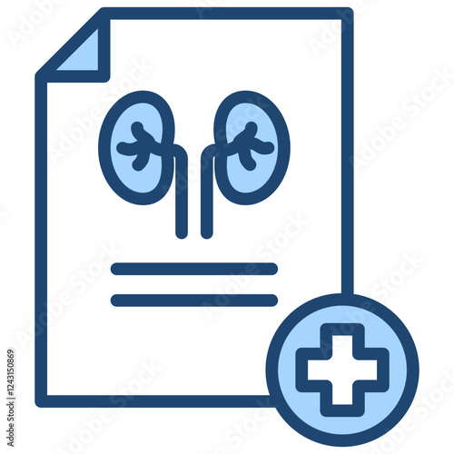 Nephrology Blue Icon