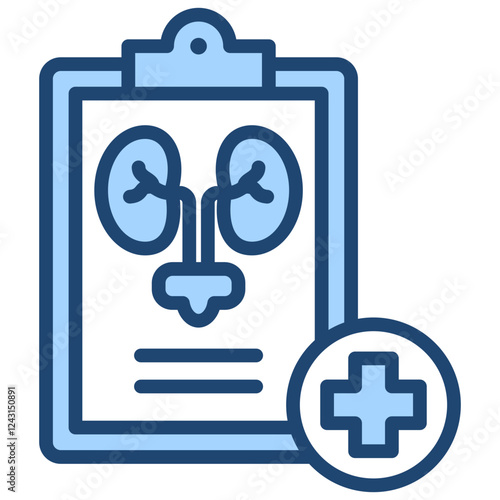 Urology Blue Icon