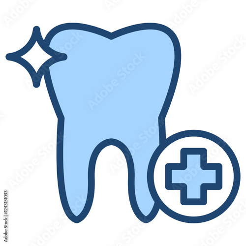 Dentistry Blue Icon