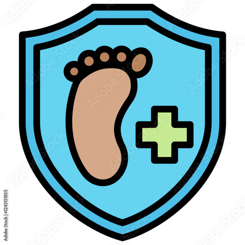 Podiatry Outline Color Icon