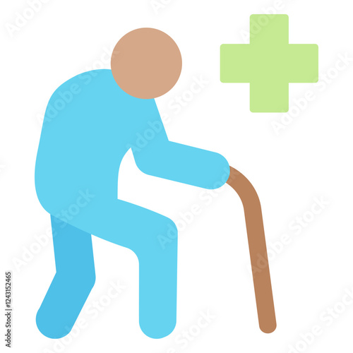 Geriatric Flat Icon