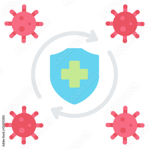 Preventive Medicine Flat Icon