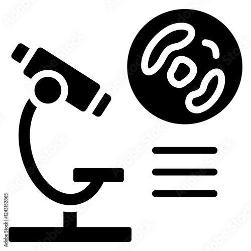 Pathology Glyph Icon