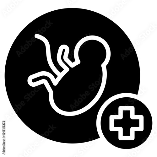 Obstetric Glyph Icon