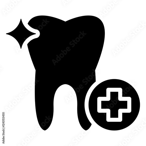 Dentistry Glyph Icon