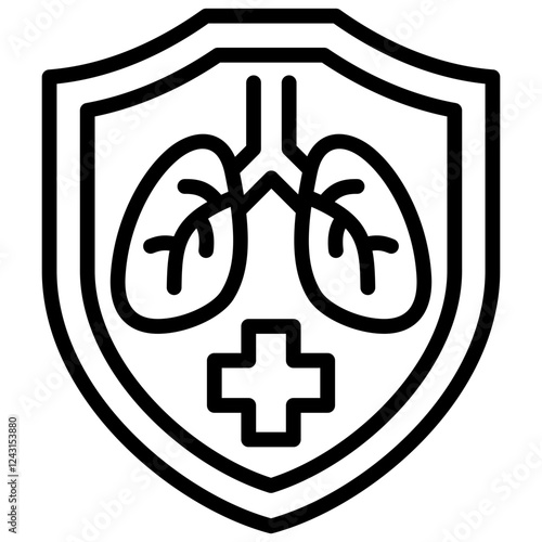 Pulmonology Outline Icon