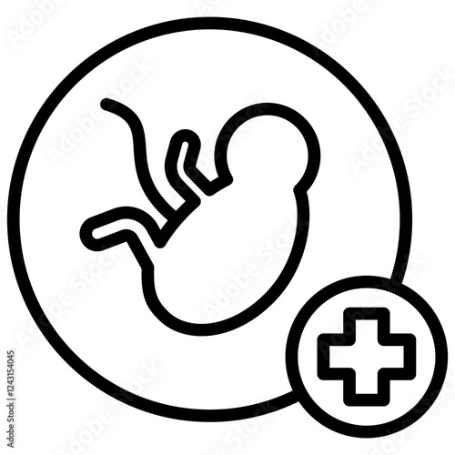 Obstetric Outline Icon