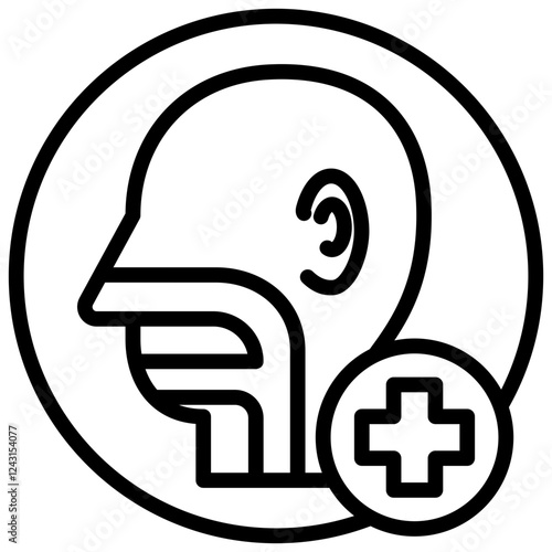 Otolaryngology Outline Icon