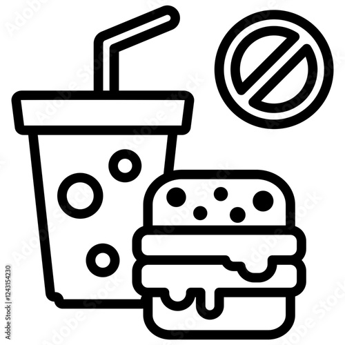 Dietetics Outline Icon