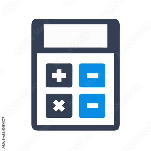 Calculator Icon showing basic arithmetic operations