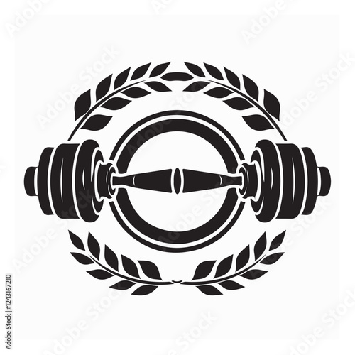 Gym Fitness Logo Design vector. Fitness and weightlifting logo vector illustration symbol design.