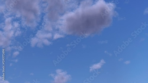 blue sky with clouds