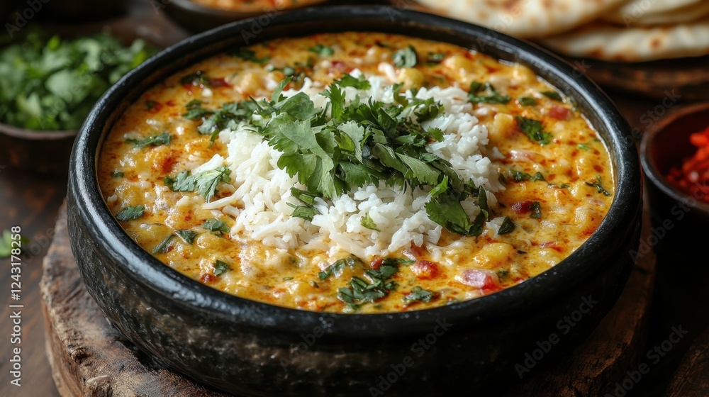 A spicy Bhutanese ema datshi with cheese and chili A spicy Bhutanese ema datshi with cheese and chili