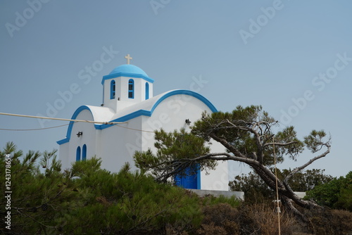 The Greek island of Karpathos surrounded by the Mediterranean Sea
