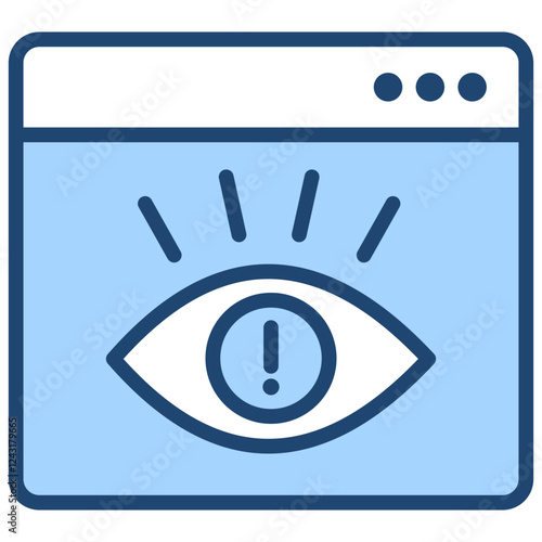 Spyware Blue Icon