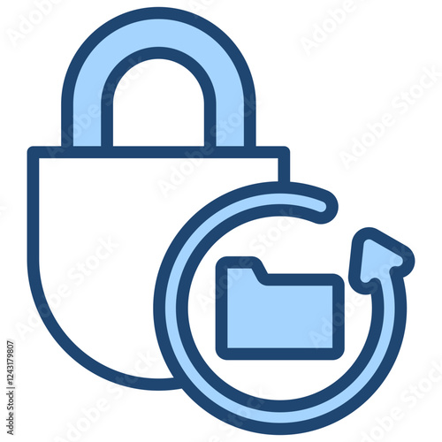 Back Up Blue Icon