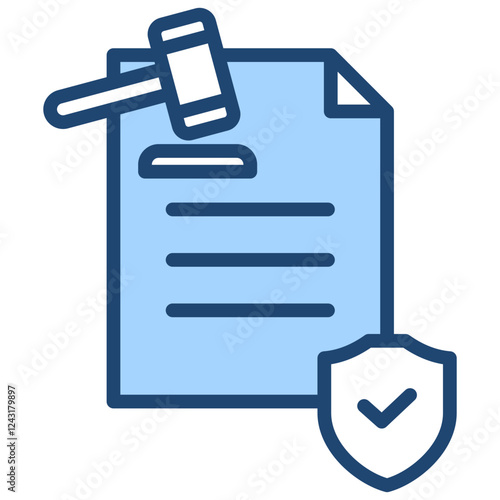 Compliance Blue Icon