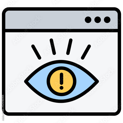 Spyware Outline Color Icon