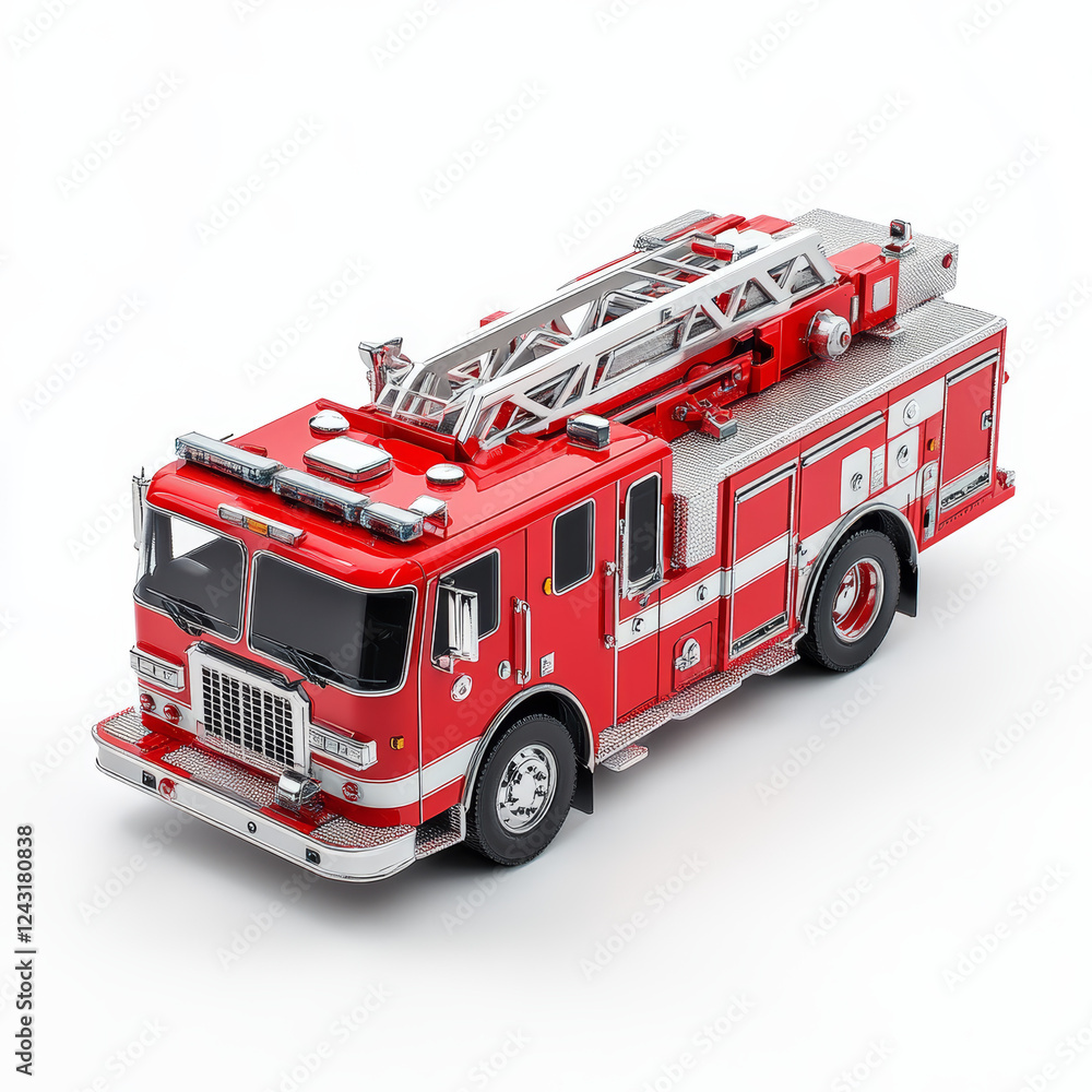 Fototapeta premium Fire truck model