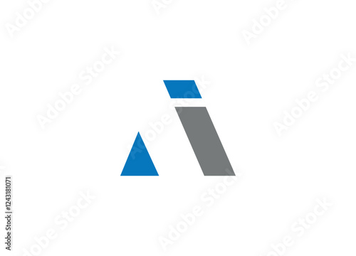 Free Download Ai letter logo design with vector icon template - GFXLoad