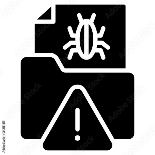 Virus Glyph Icon