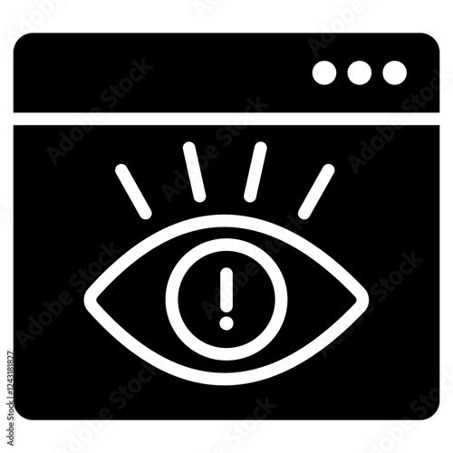 Spyware Glyph Icon