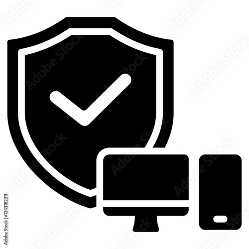 Multifactor Glyph Icon