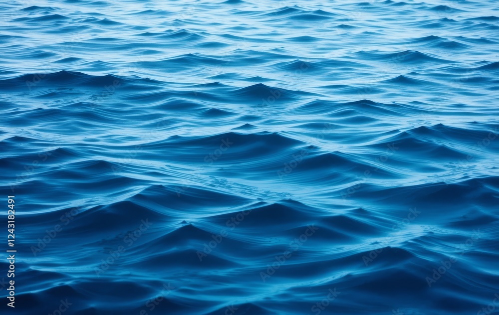 Naklejka premium A collage of different shades of blue water ripples