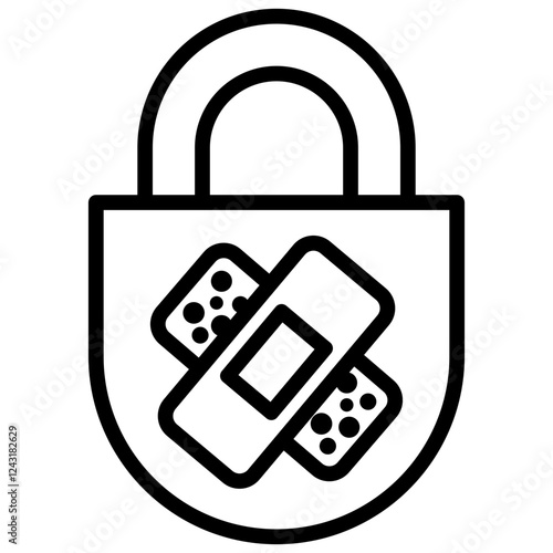 Patch Outline Icon