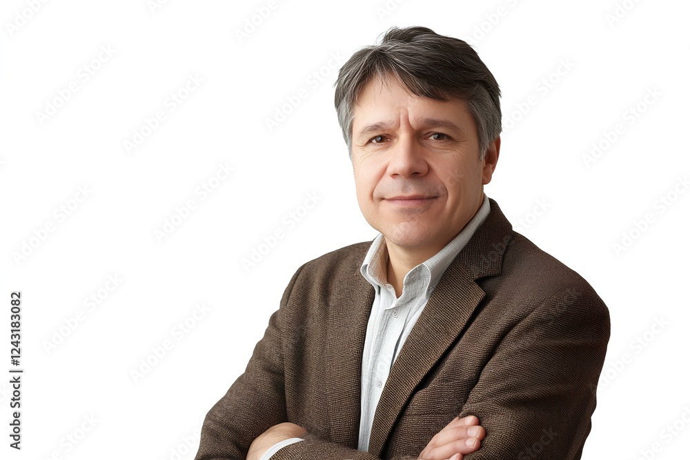 a psychologist, isolated on white background a psychologist, isolated on white background