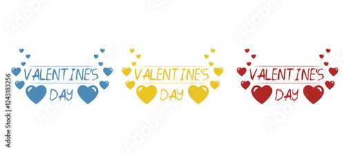Valentine's Day icon, love, holiday on a white background, vector illustration