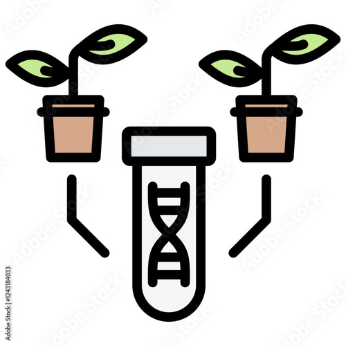 Transgene Outline Color Icon