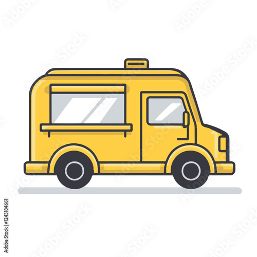 Wallpaper Mural Logo of food truck vector style simple design Torontodigital.ca