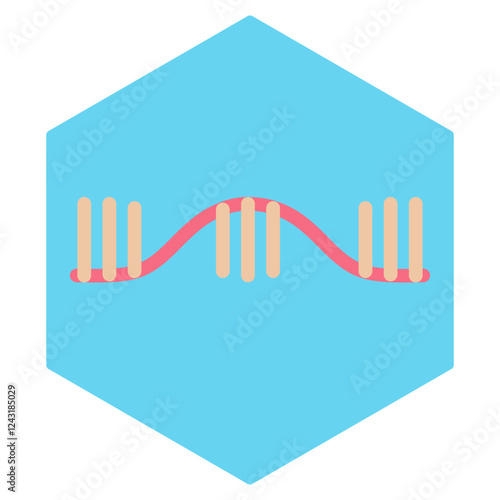 Mrna Flat Icon