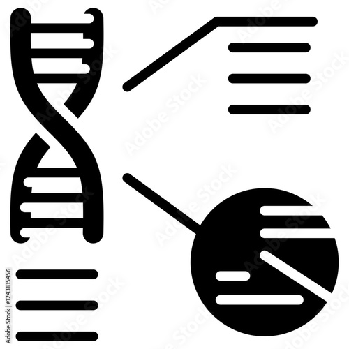 Genetic Disorder Glyph Icon
