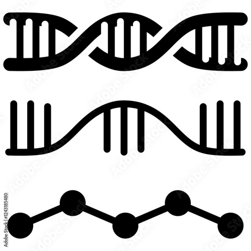 Gene Expression Glyph Icon