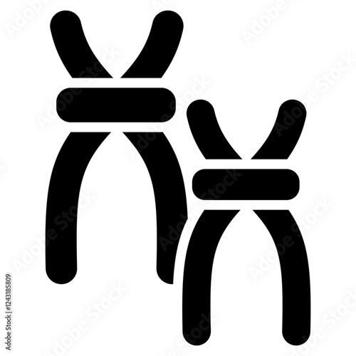 Homologous Recombination Glyph Icon