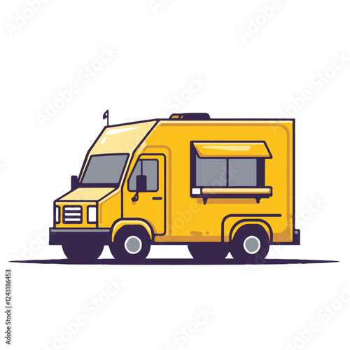 Wallpaper Mural Logo of food truck vector style simple design Torontodigital.ca