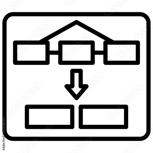 Exon Skipping Outline Icon