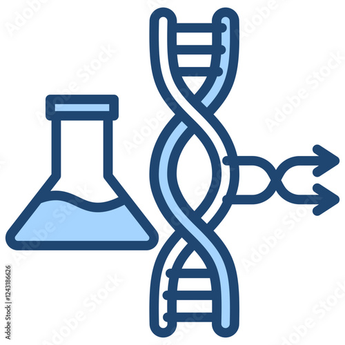 Mutation Blue Icon