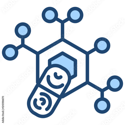 Enzyme Blue Icon