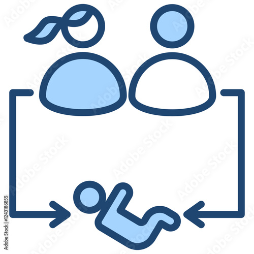 Heredity Blue Icon